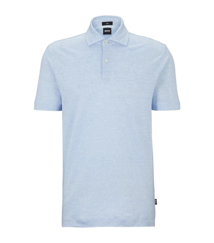 Hugo Boss Linen Polo Shirt 1