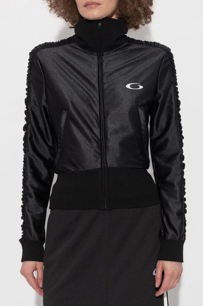 Balenciaga Balenciaga Logo Printed Zip-Up Sweatshirt 2