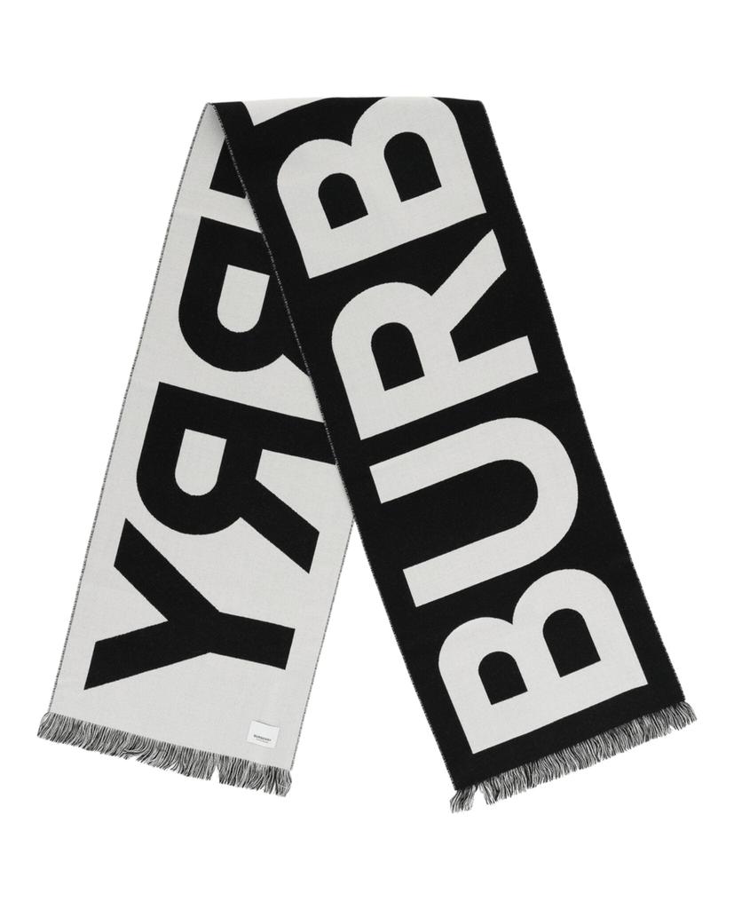 Burberry Logo Wool Scarf