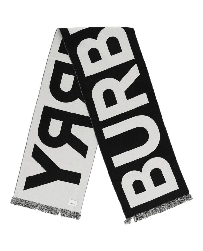 Burberry Logo Wool Scarf 2