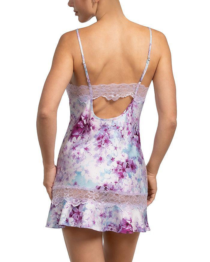 In Bloom Floral Satin Lace Inset Chemise