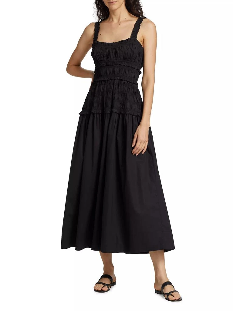 DÔEN Marianne Smocked Midi-Dress 2