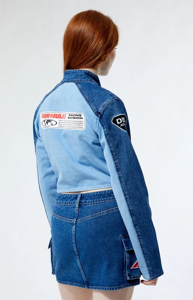 Formula 1 x PacSun Denim Cargo Mini Skirt 3