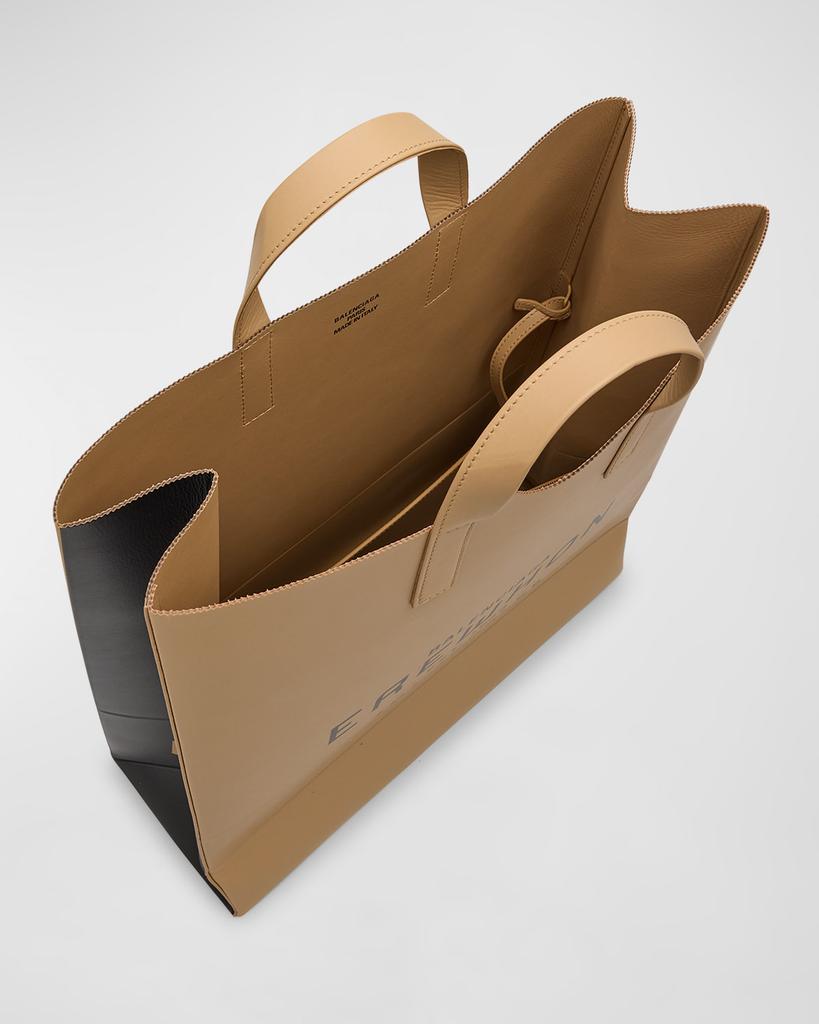 Balenciaga x Erewhon® Los Angeles Men's Tote Bag in Leather - Tote