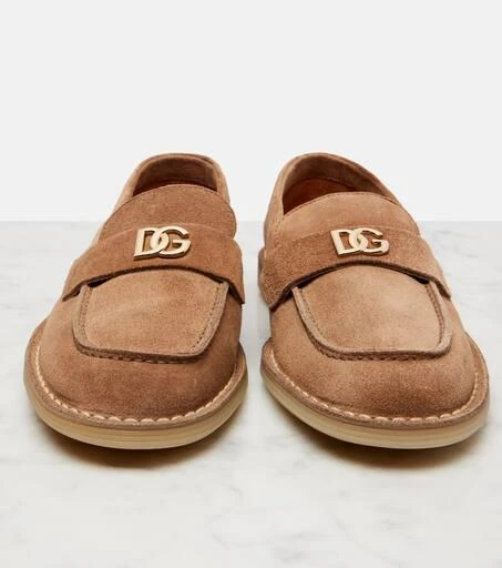 Dolce 
Gabbana DG suede loafers 5