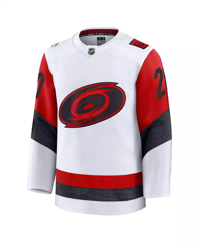Fanatics Men
s Sebastian Aho White Carolina Hurricanes Away Premium Jersey 2