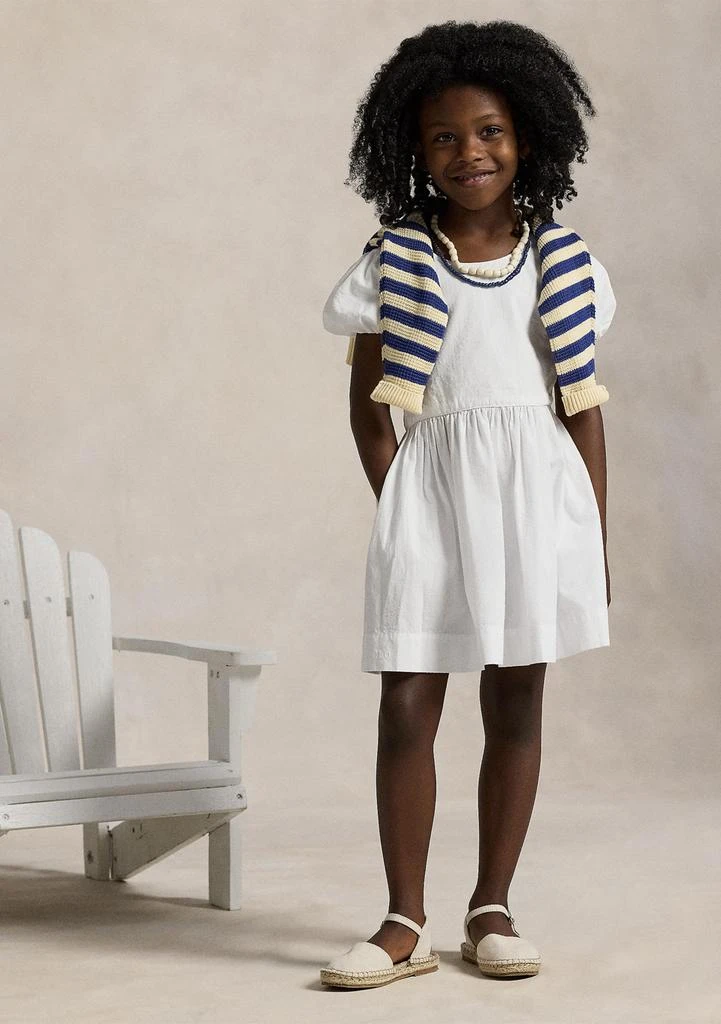 Ralph Lauren Girls 2-6x Cotton Seersucker Dress