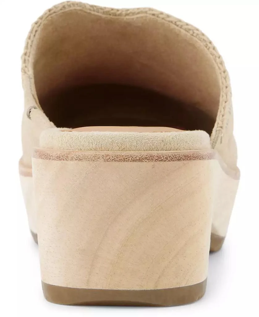 TOMS Women's Addison Suede Wood Mule Clog 3