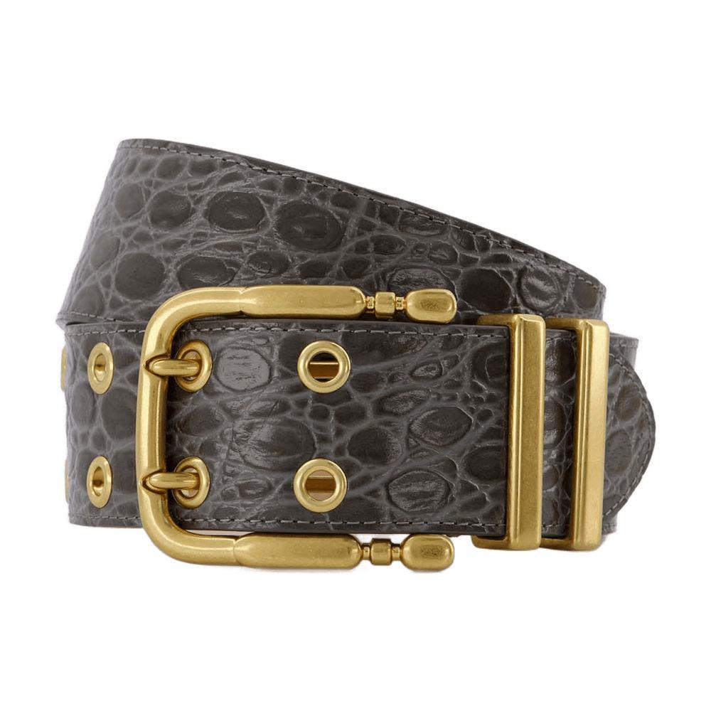 【送料&関税込】By Far Gold Leather Moore llic Belt By Far Gold Leather Moore Metallic Belt in Gold | THE LIST