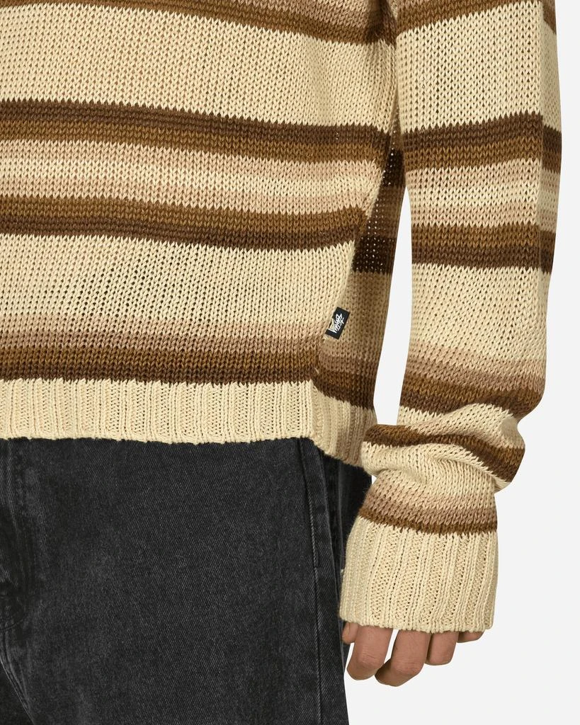 STUSSY Tonal Stripe Sweater Natural 5