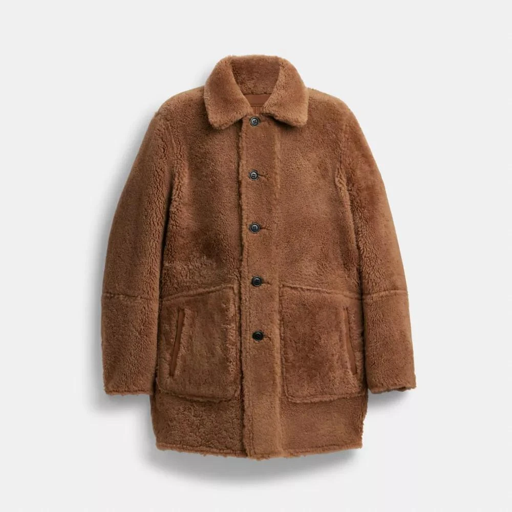 Coach Reversible Shearling Coat 1