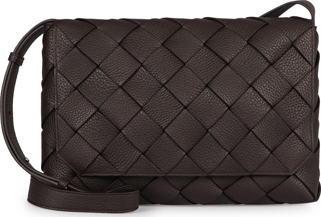 Bottega Veneta Bottega Veneta Diago Grande Leather Crossbody Bag