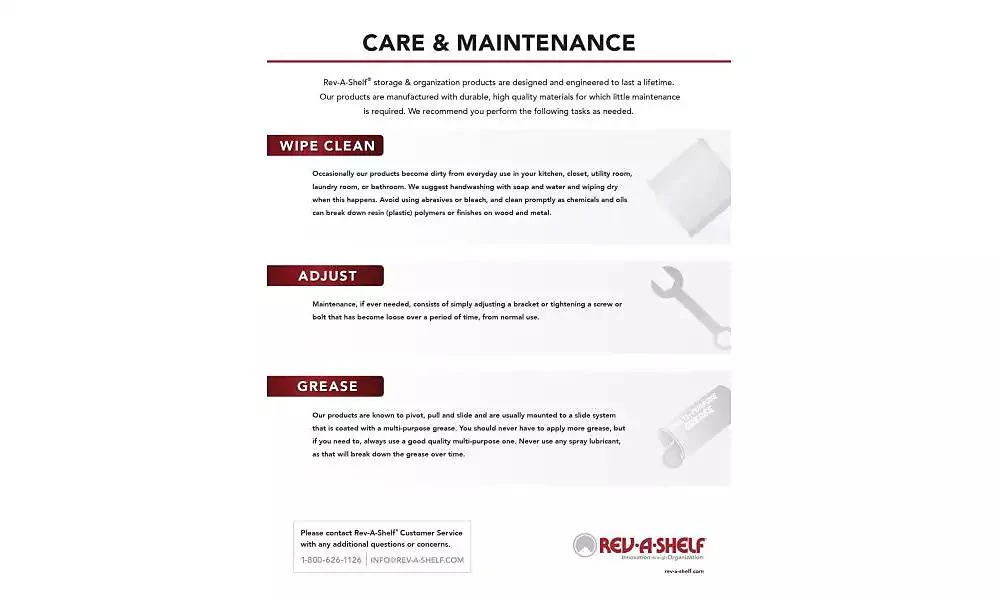 Rev-A-Shelf 18

 Kidney Lazy Susan Corner Wall Cabinet 2-Shelf, 6472-18-11-52 7