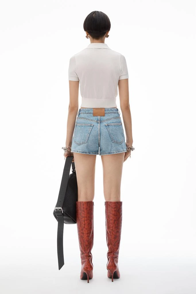 Alexander Wang SHORTY HIGH-RISE SHORT IN DENIM 3