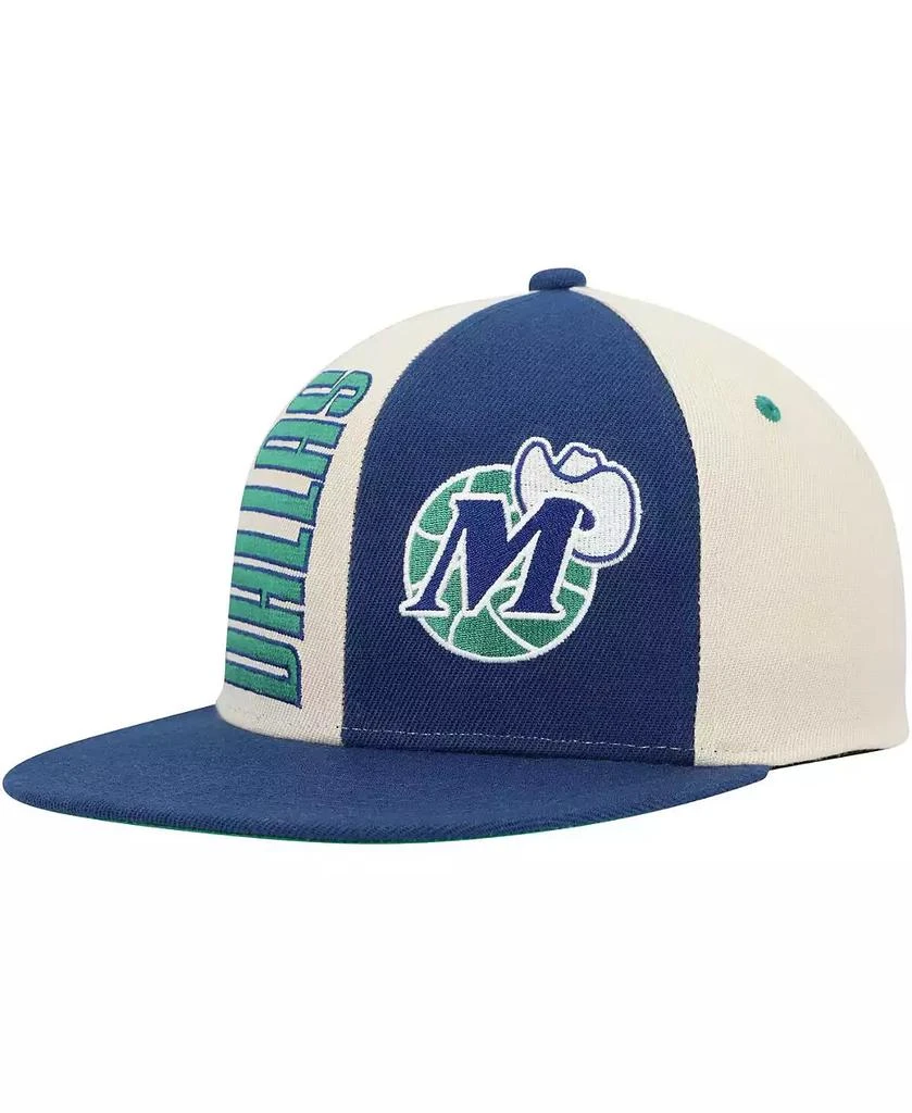Mitchell & Ness Men's Cream Dallas Mavericks Hardwood Classics Pop Snapback Hat 1