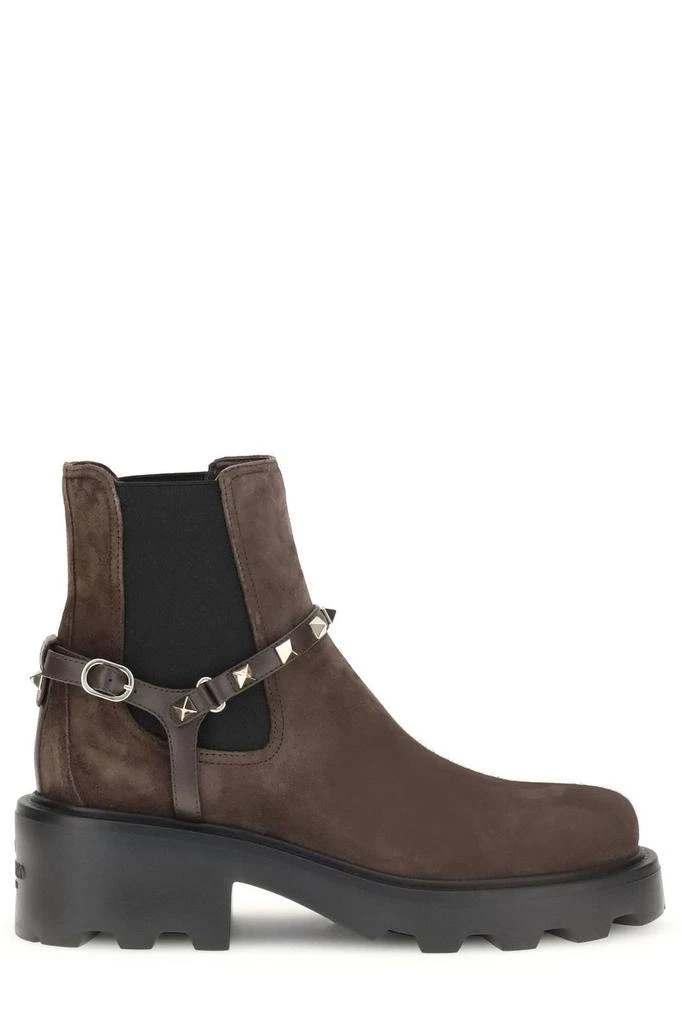 Valentino Valentino Garavani Rockstud Buckle Strap Chelsea Boots 1