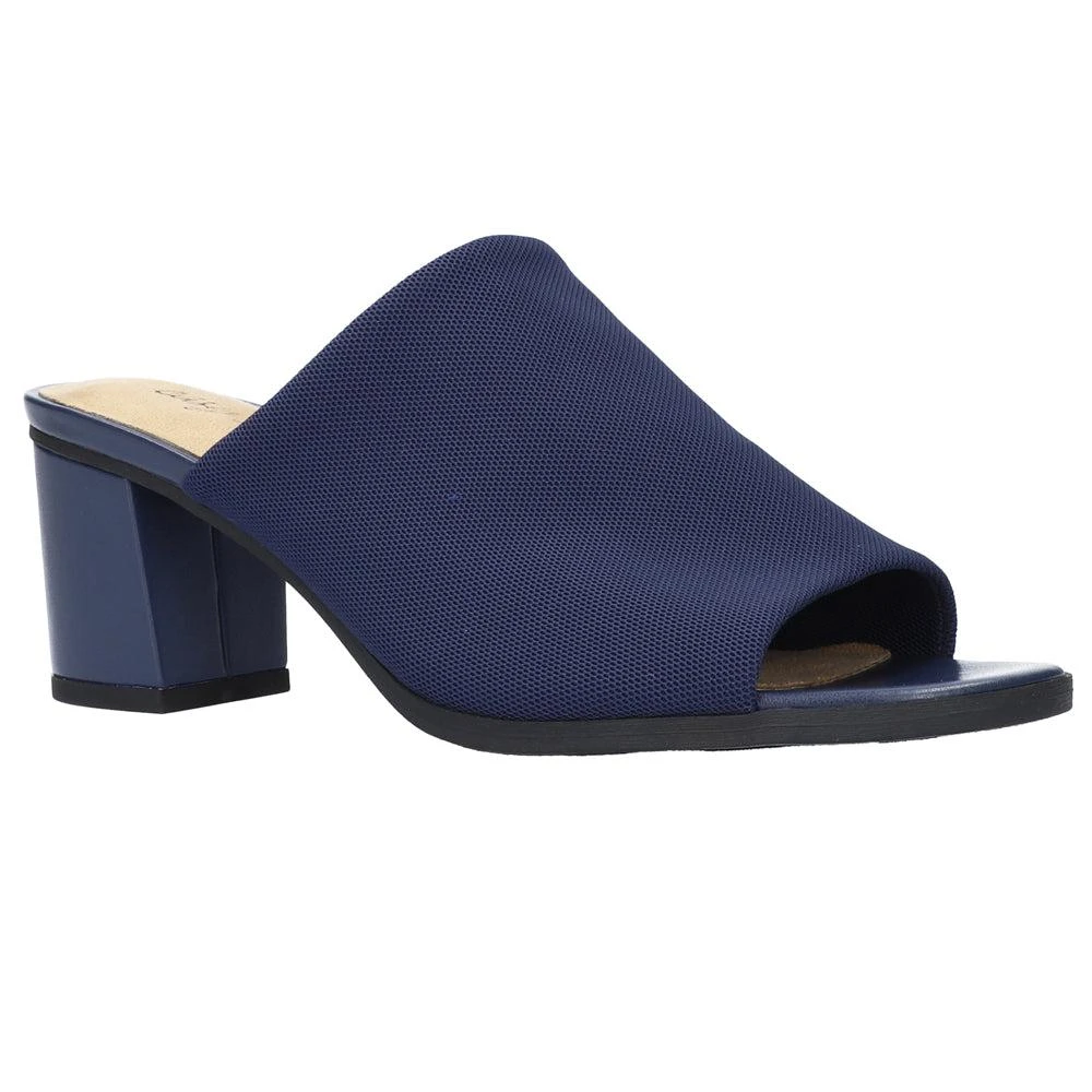 Easy Street Carmella Peep Toe Mules 2