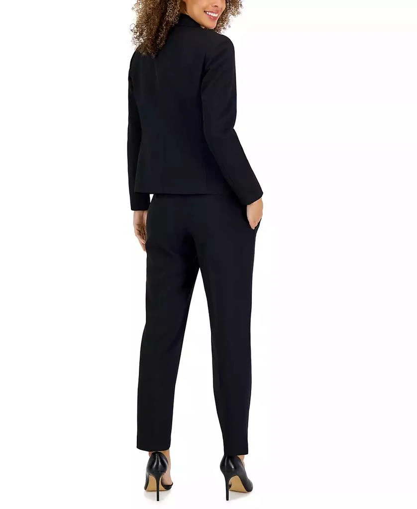 Le Suit Women's Crepe One-Button Pantsuit, Regular & Petite 2