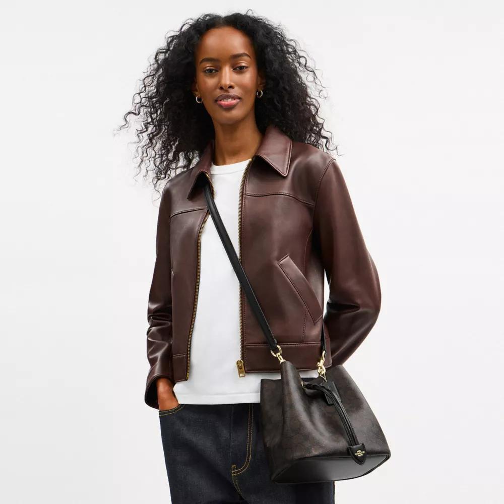 Coach Rowan Bucket Bag In Signature Canvas