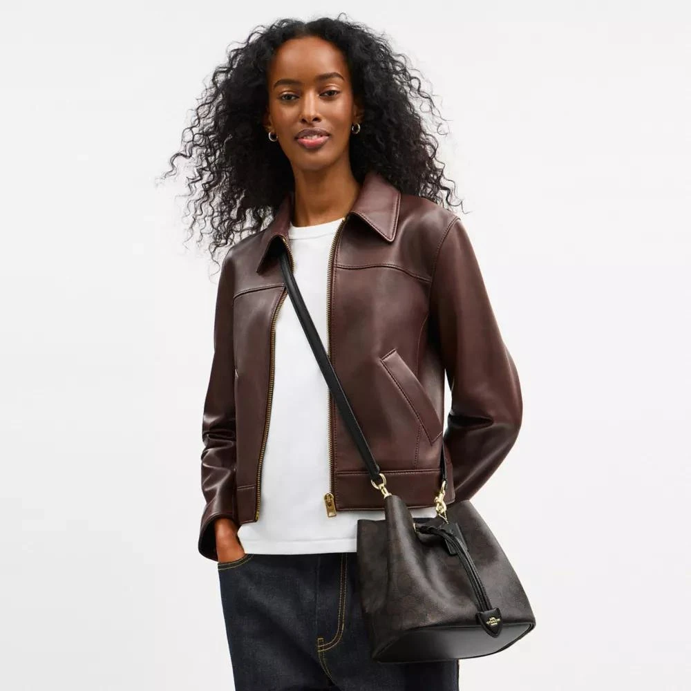 Coach Rowan Bucket Bag In Signature Canvas 2