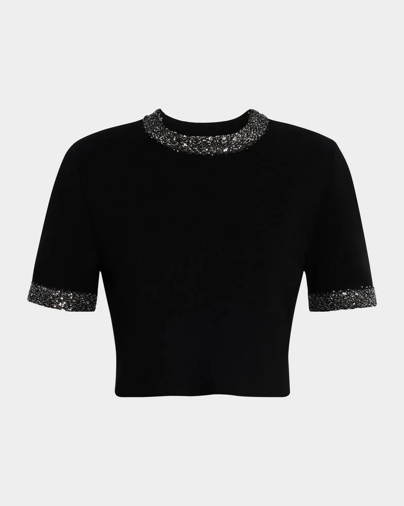 A.L.C. Maeve Embellished Short-Sleeve Top 1