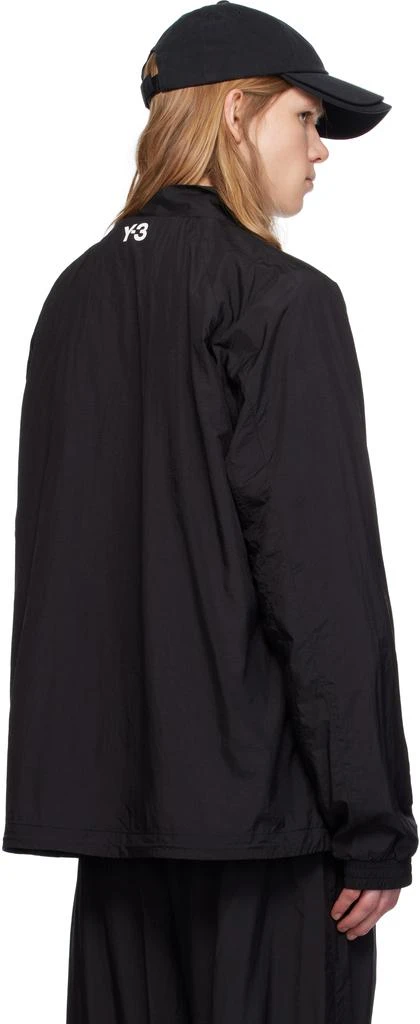 Y-3 Black 3-Stripes Nylon Shell Jacket 3