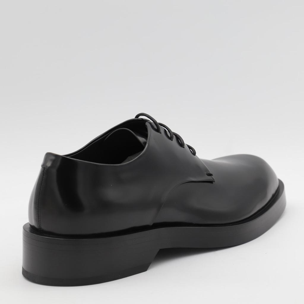 Jil Sander Black Leather Lace Up Shoes