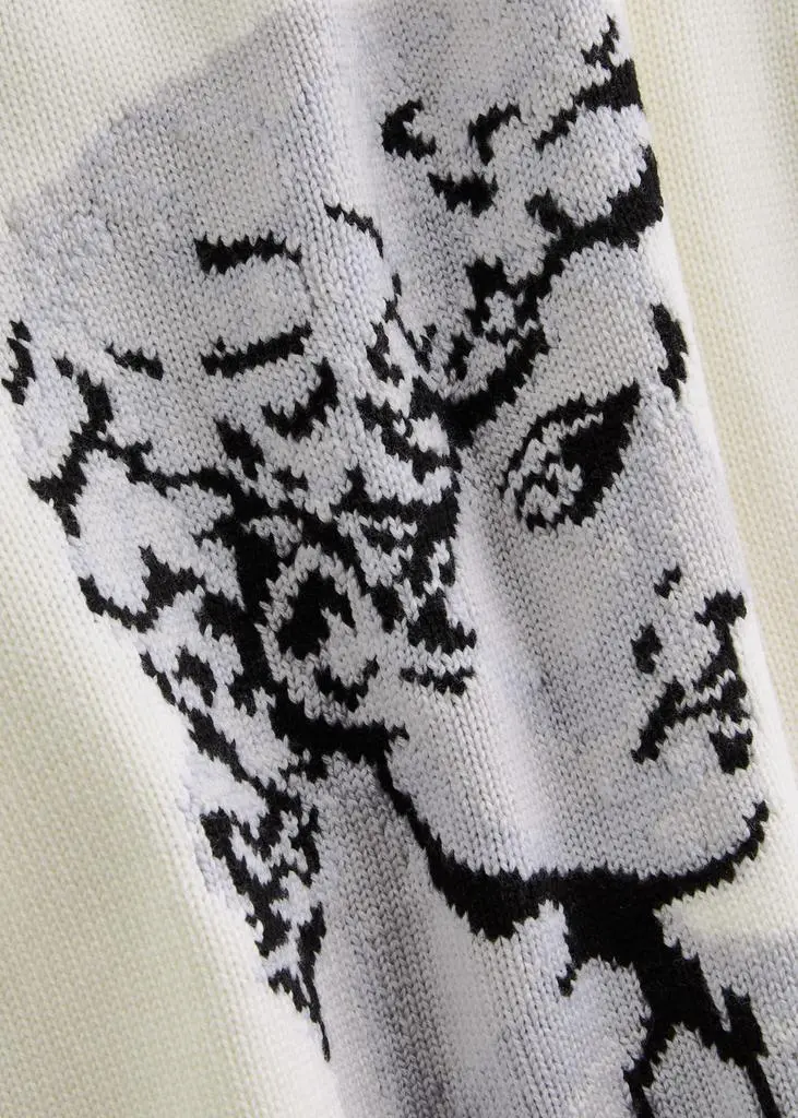 Casablanca Casa Club intarsia wool jacket 5
