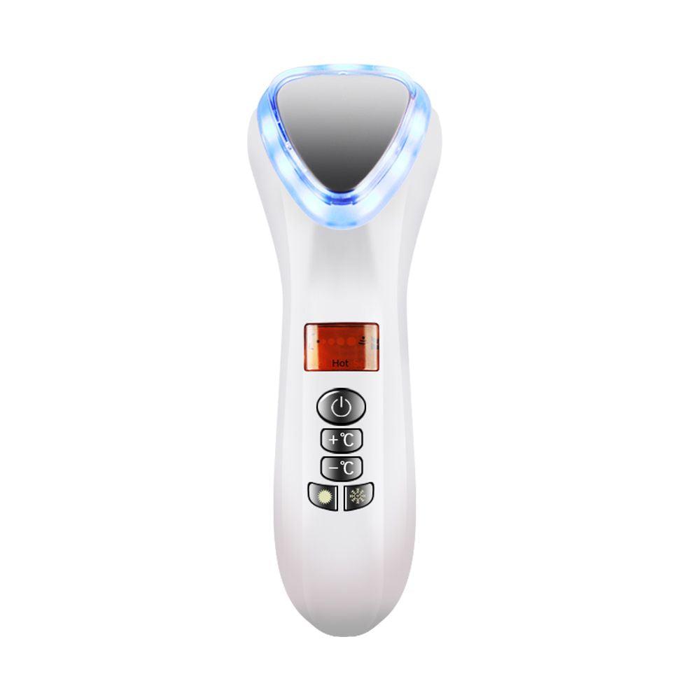 VANDL LED Face Beauty Massager Hot Cold Hammer Ultrasonic Cryotherapy Facial Vibration Massager Face Body Spa Ion Beauty Instrument