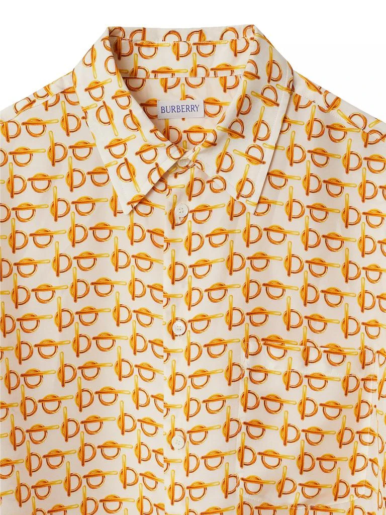 Burberry Printed Silk Blouse 3