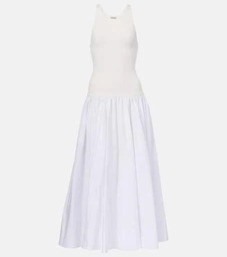 Staud Yamila gathered maxi dress 1