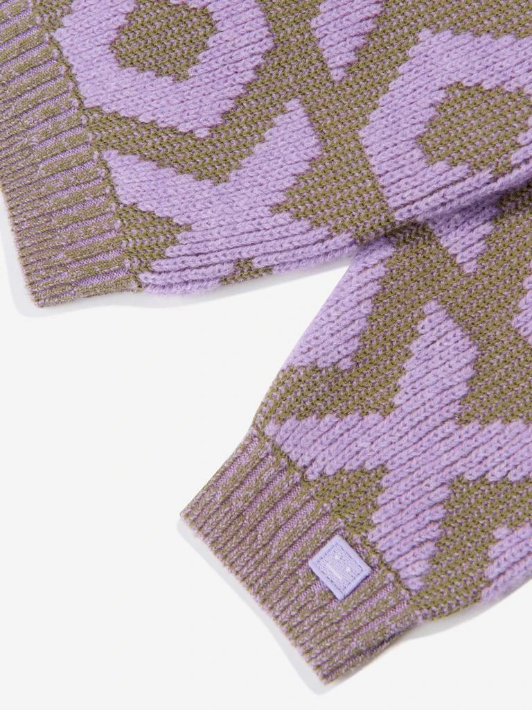 Acne Studios Acne Studios Kids Mini Kozu Jumper in Purple 4