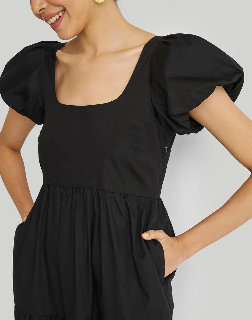 Madewell Reistor Puff Sleeve Tiered Maxi Dress 6