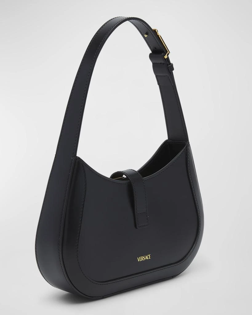 Versace Greca Small Leather Hobo Bag 6