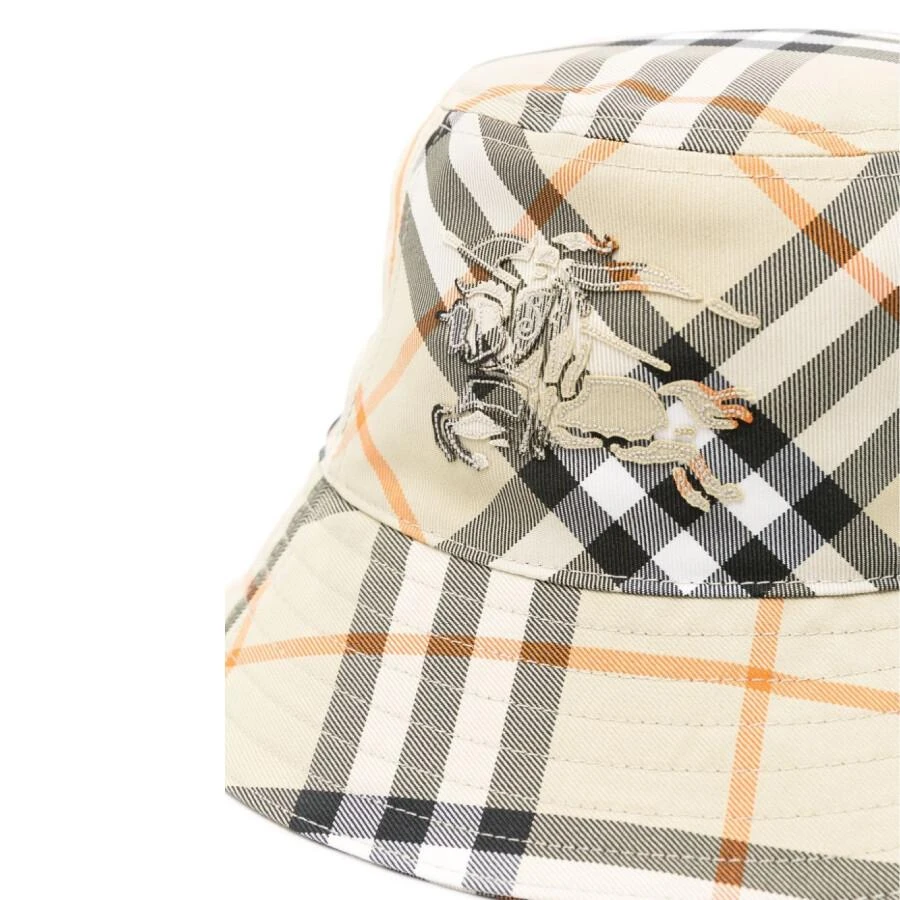 Burberry EKD Motif Vintage-Check Bucket Hat, Size Medium  display picture 3