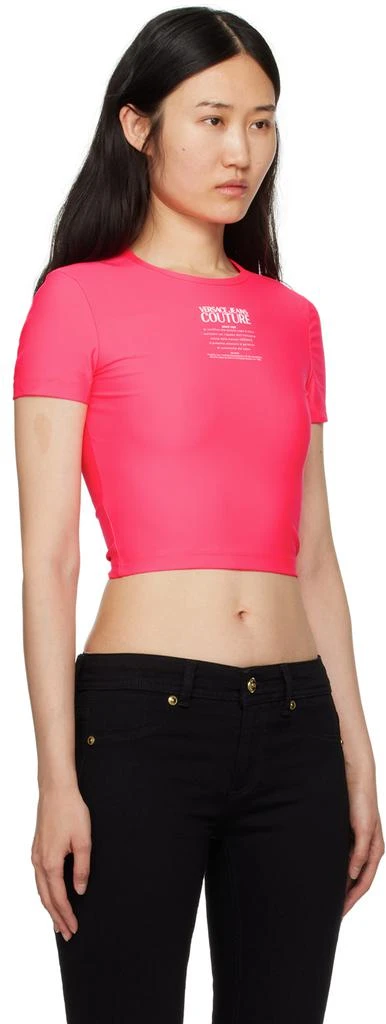 Versace Pink Print T-Shirt 2