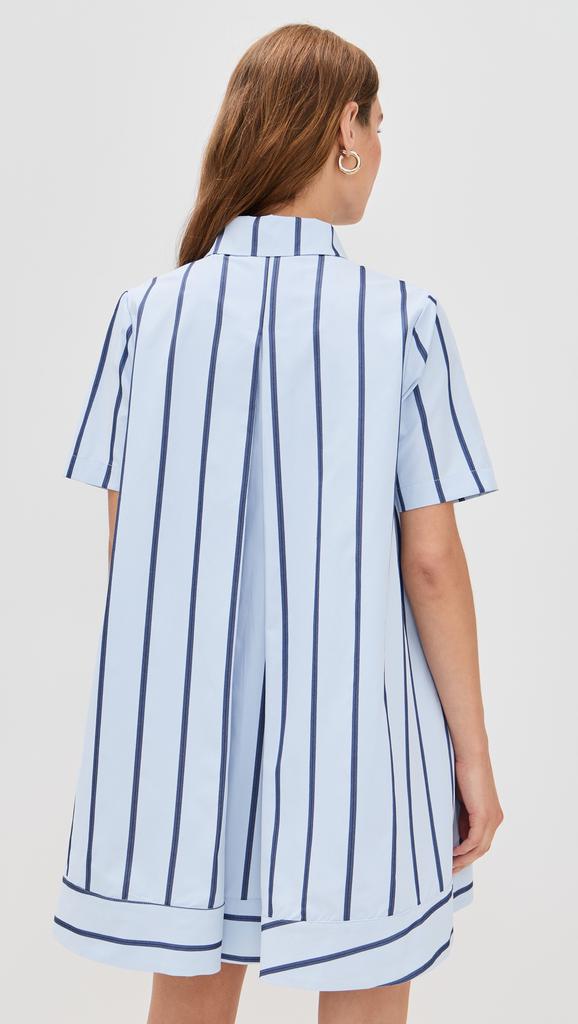 English Factory Striped Mini Dress