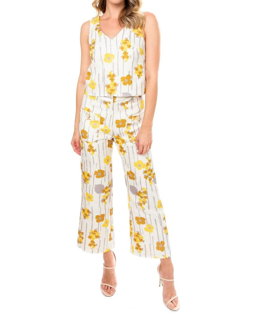Julie Brown Bella Penny Lane Top In Multi 1