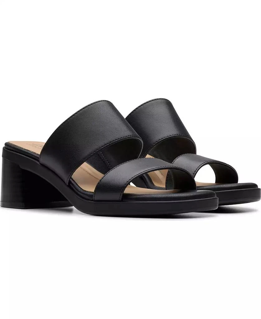 Clarks Collection Women's Jaylan Dusk Block Heel Sandals 7