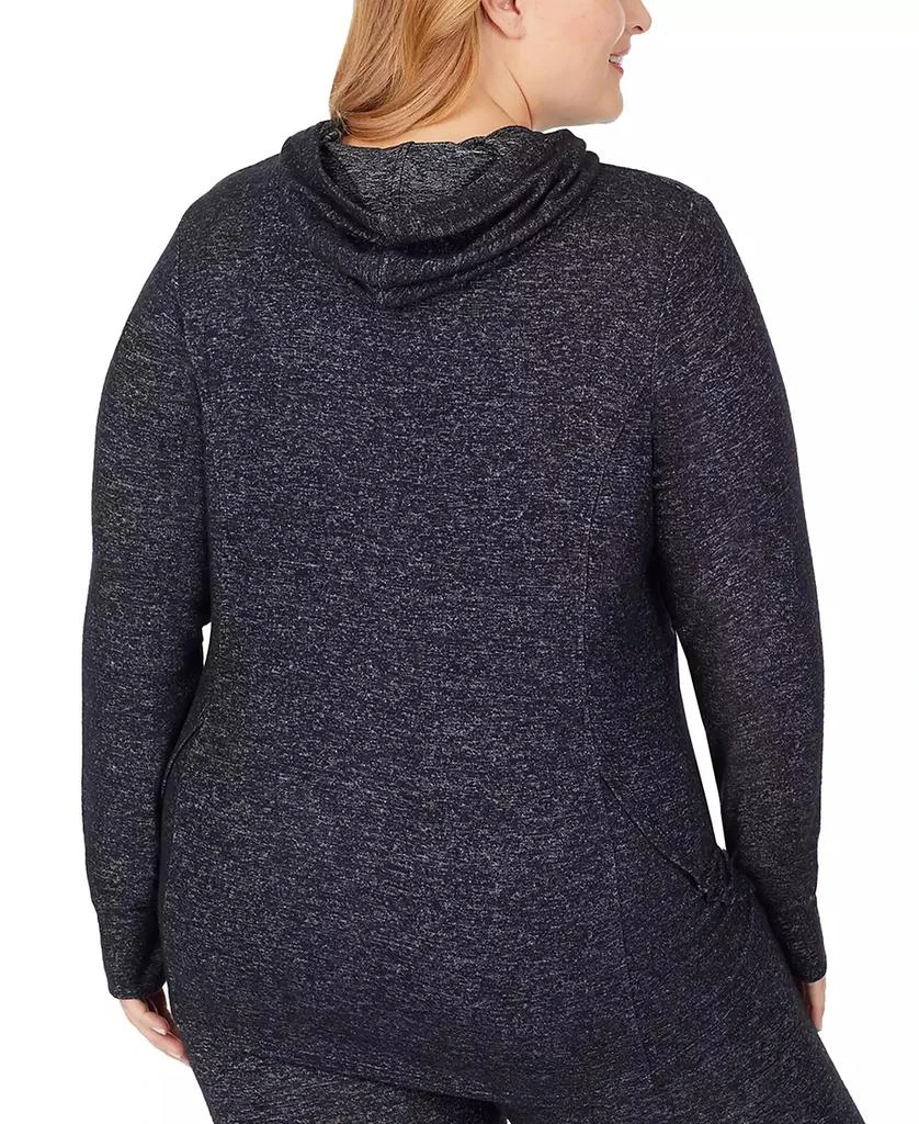 Cuddl Duds Plus Size SoftKnit Long-Sleeve Tunic Hoodie 2