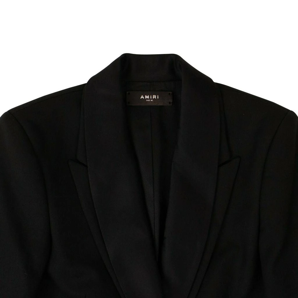 AMIRI Women's Black Double Collar Blazer 2
