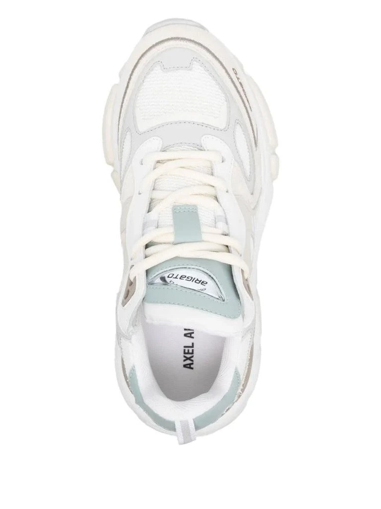 Axel Arigato Beige Leather And Suede Trainers With Sole 2