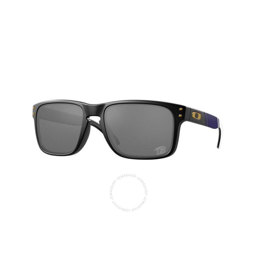 Oakley Holbrook Baltimore Ravens Prizm Black Square Men's Sunglasses 0OO9102 9102Q4 55