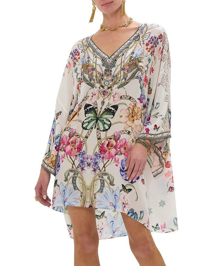 Camilla Silk Swim Cover-Up Kaftan 1