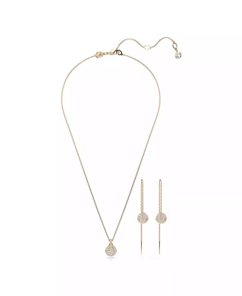 Swarovski White, Rose Gold-Tone Meteora Set, 2 Piece 2