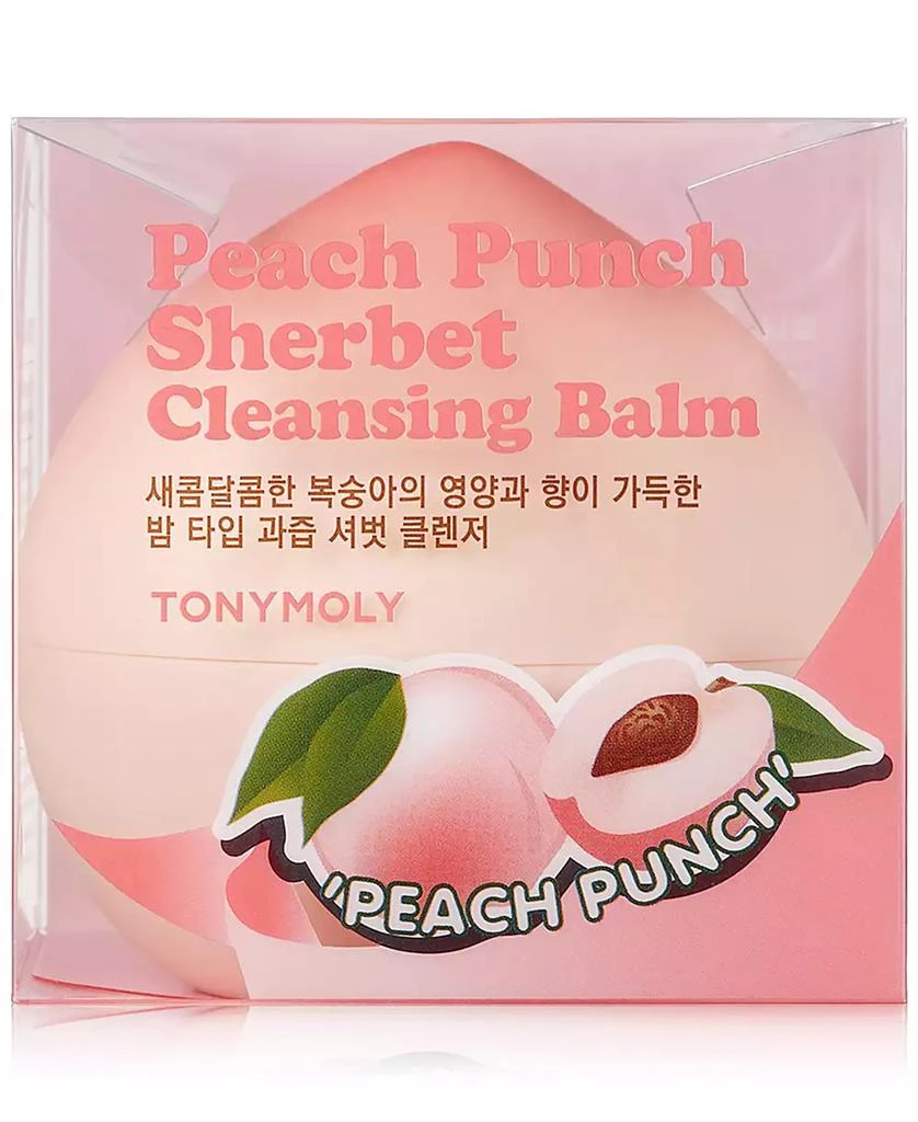 TONYMOLY Peach Punch Sherbet Cleansing Balm 1