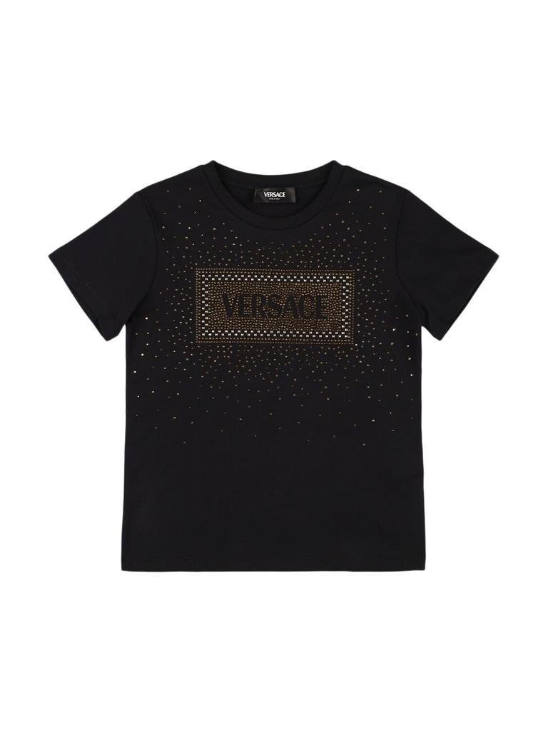 Versace Short-Sleeve Logo T-Shirt BLACK X-LARGE - T-Shirts