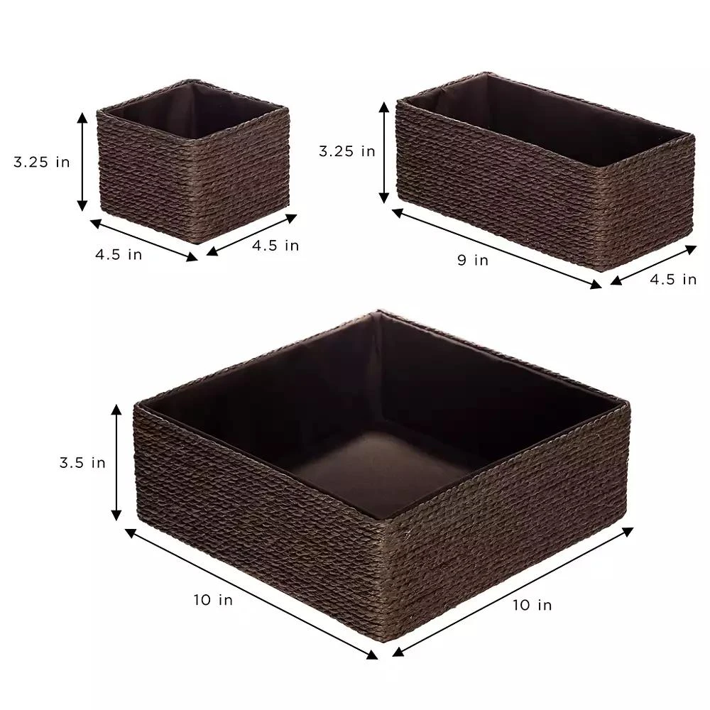 Sorbus Storage Baskets - Woven Paper Rope Material 7