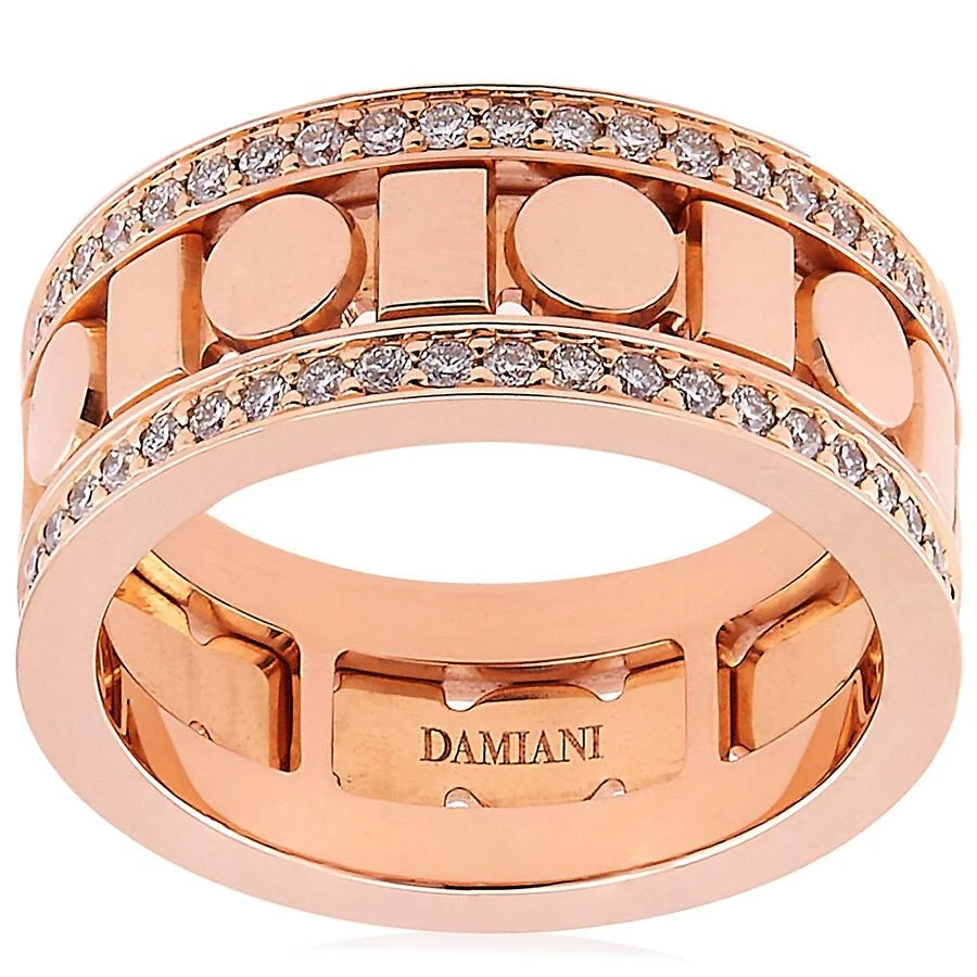 Damiani Belle Epoque Reel Pink Gold Diamond Ring 2