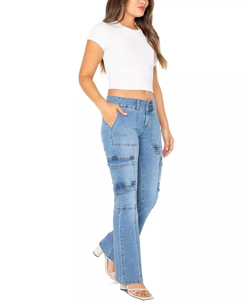 Celebrity Pink Juniors' Bootcut Cargo Jeans 2